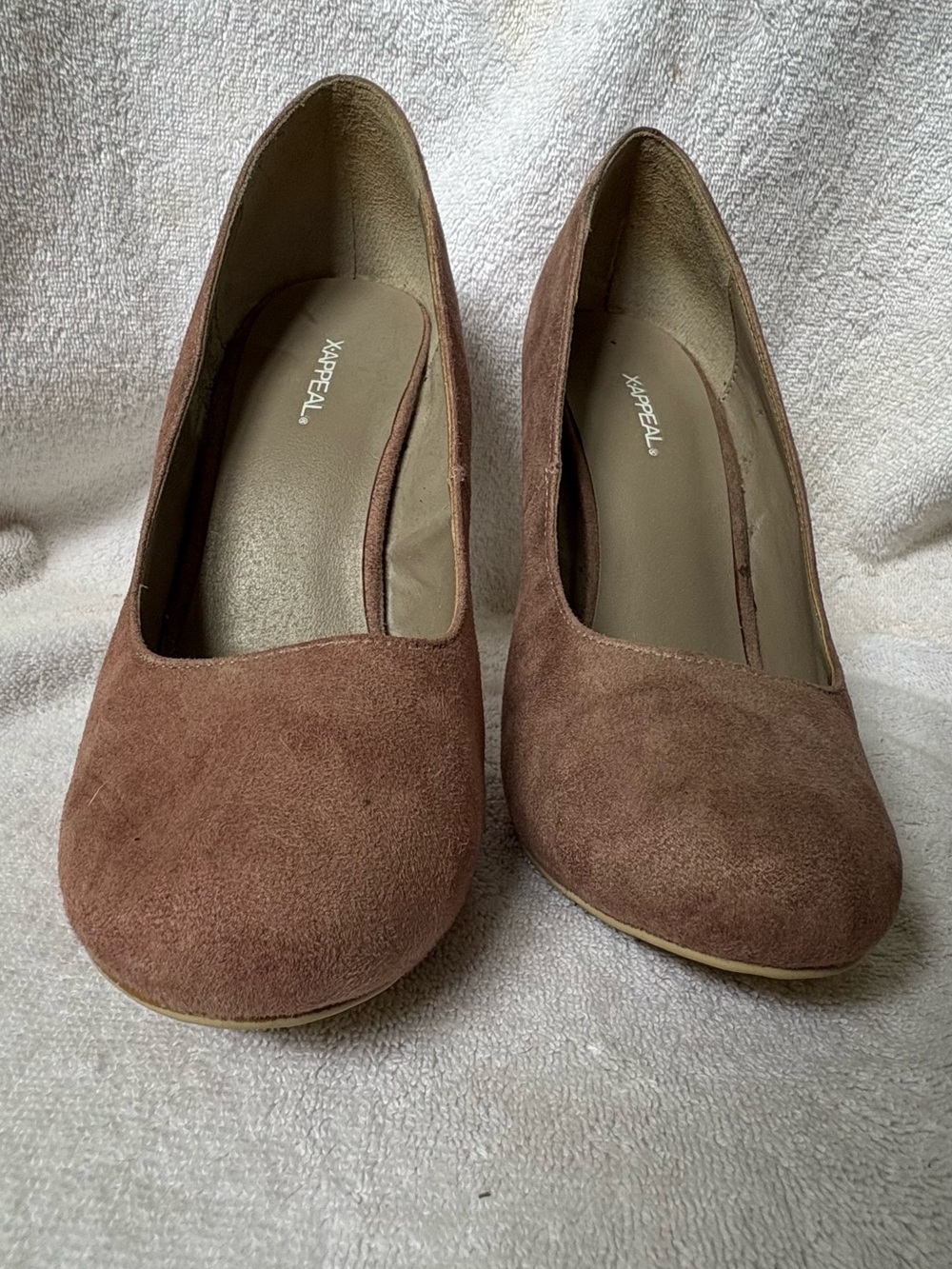 X•APPEAL Skylar Women’s Taupe 8 High Heel Shoes